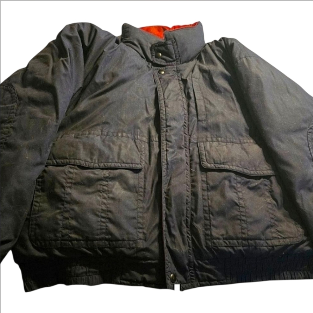 Outdoor Exchange, Down Jacket, Dark Blue Mens XL,EUC